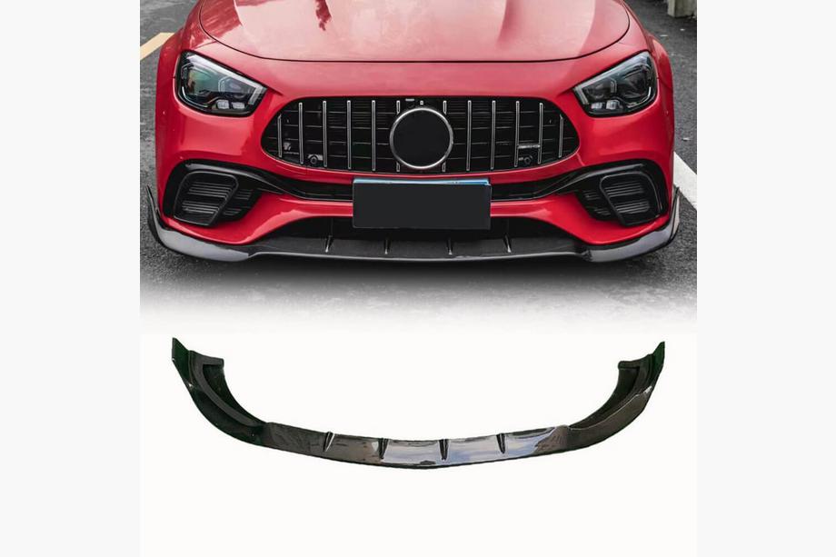 Mercedes E-klase W213 2016–2023 Priekšējā bampera lūpa Lip (E63 AMG 2020-2023, karbons) Image