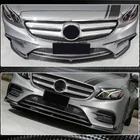 Mercedes E-klase W213 2016–2023 Priekšējā bufera lūpa Lip V1 (AMG-Line / E43 AMG 2016-2019, oglekļa šķiedra) foto 4