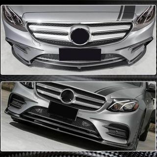 Priekšējā bufera lūpa Lip V1 (AMG-Line / E43 AMG 2016-2019, oglekļa šķiedra) foto 4