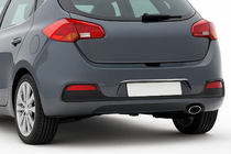 Kia Ceed 2012–2018 Nerūsējošā tērauda līste virs numurzīmes HB foto 1