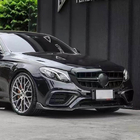 Mercedes E-klase W213 2016–2023 Priekšējā bufera uzlikas (E63 AMG 2016-2019, oglekļa šķiedra) foto 2