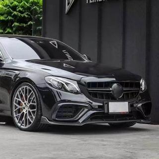 Priekšējā bufera uzlikas (E63 AMG 2016-2019, oglekļa šķiedra) foto 2