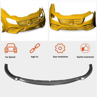 Priekšējā bampera lūpa Lip V2 (AMG-Line / E43 AMG 2016-2019, karbons) foto 2