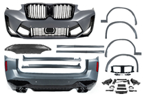 BMW X3 G01 2018– Virsbūves bodykit komplekts 2022-2024 (F97 X3M, pilns komplekts) foto 2
