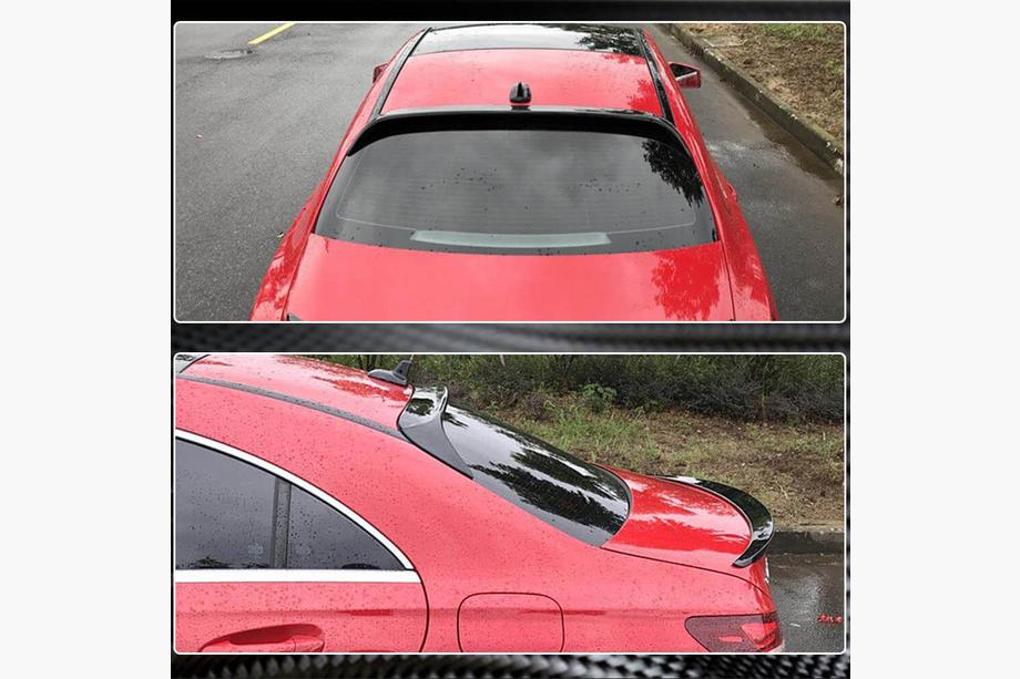 Mercedes CLA C117 2013–2019 Spoileris V2 (SD, aizmugurējo lukturu panelis) Foto 3