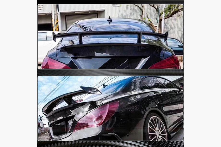 Mercedes CLA C117 2013–2019 Spoileris V3 (SD, oglekļa šķiedra) Foto 3