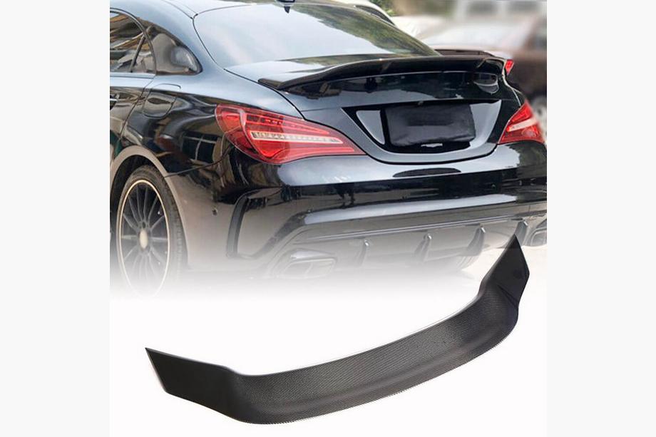 Mercedes CLA C117 2013–2019 Spoileris V4 (SD, oglekļa šķiedra) Image