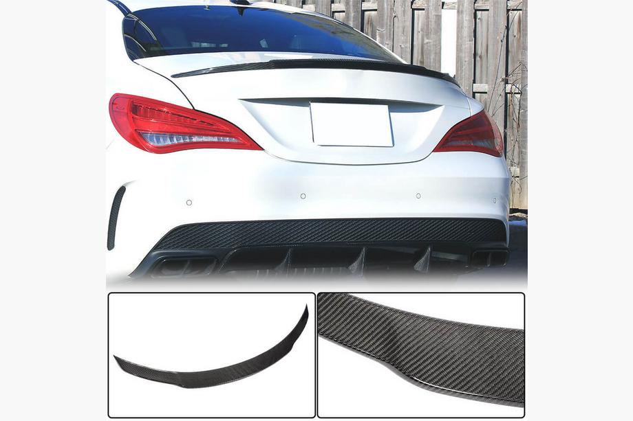 Mercedes CLA C117 2013–2019 Spoileris V5 (SD, oglekļa šķiedra) Image