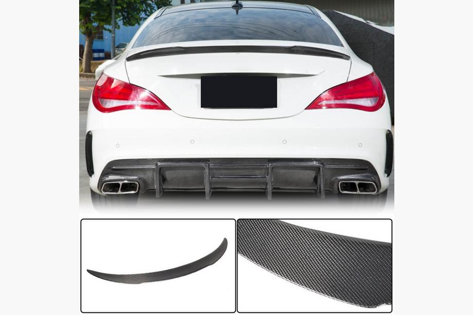 Mercedes CLA C117 2013–2019 Spoileris V8 (SD, oglekļa šķiedra) Image