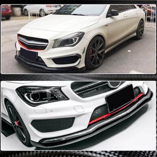 Priekšējā bampera uzlika Lip (CLA45 AMG SD 2013-2015, oglekļa šķiedra) foto 3