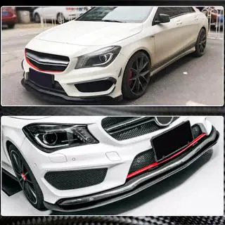 Priekšējā bampera uzlika Lip (CLA45 AMG SD 2013-2015, oglekļa šķiedra) foto 3