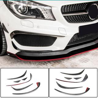 Priekšējā bampera uzlikas no oglekļa šķiedras (CLA45 AMG SD 2013-2016) foto 1