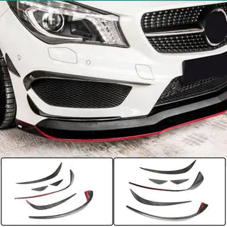Priekšējā bampera uzlikas no oglekļa šķiedras (CLA45 AMG SD 2013-2016) foto 1