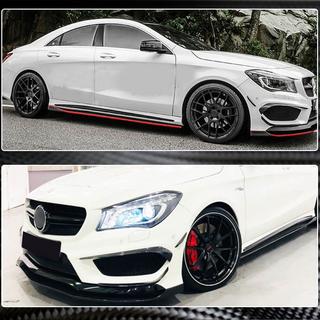 Priekšējā bampera uzlikas no oglekļa šķiedras (CLA45 AMG SD 2013-2016) foto 3