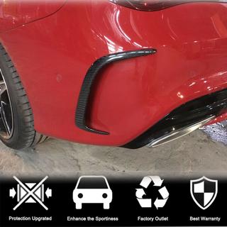 Aizmugurējā bampera uzlikas V1 (AMG-Line / CLA45 AMG SD, oglekļa šķiedra) foto 2