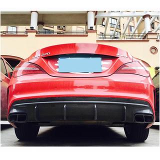 Aizmugurējā bampera difuzors V2 (AMG-Line / CLA45 AMG, karbons) foto 2
