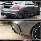 Mercedes CLA C117 2013–2019 Aizmugurējā bampera uzlikas V2 (AMG-Line / CLA45 AMG SD, oglekļa šķiedra) foto 5