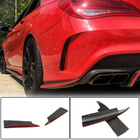 Mercedes CLA C117 2013–2019 Aizmugurējā bampera uzlikas V3 (AMG-Line / CLA45 AMG SD, oglekļa šķiedra) foto 6