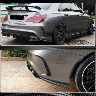 Aizmugurējā bampera uzlikas V3 (AMG-Line / CLA45 AMG SD, oglekļa šķiedra) foto 4