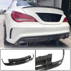 Mercedes CLA C117 2013–2019 Aizmugurējā bufera difuzors (AMG-Line / CLA45 AMG 2017-2019, karbons) foto 1