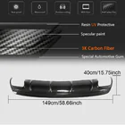 Mercedes CLA C117 2013–2019 Aizmugurējā bufera difuzors (AMG-Line / CLA45 AMG 2017-2019, karbons) foto 5