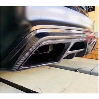 Aizmugurējā bampera difuzors V1 (AMG-Line / CLA45 AMG 2013-2016, oglekļa šķiedra) foto 3