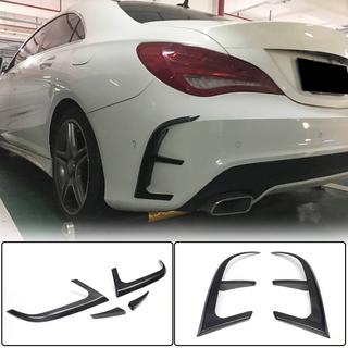 Aizmugurējā bampera uzlikas (AMG-Line / CLA45 AMG SD 2013-2016, oglekļa šķiedra) foto 1