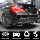 Mercedes CLA C117 2013–2019 Aizmugurējā bampera difuzors V2 (AMG-Line / CLA45 AMG 2013-2016, oglekļa šķiedra) foto 8