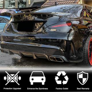 Aizmugurējā bampera difuzors V2 (AMG-Line / CLA45 AMG 2013-2016, oglekļa šķiedra) foto 4