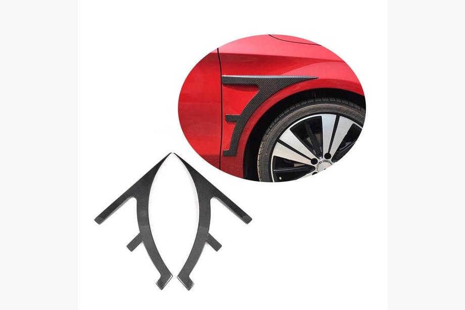 Mercedes CLA C117 2013–2019 Priekšējo spārnu uzlikas (karbons) Image