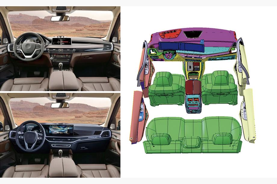 BMW X5 F15 2013–2018 Salona uzlabošanas komplekts 2025. gadam Image