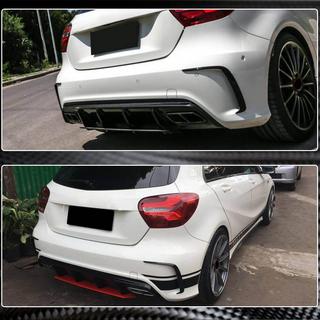 Aizmugurējā bampera uzlikas (AMG-Line HB, karbons) foto 3