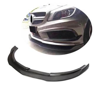 Priekšējā bampera lūpas uzlika Lip V1 (priekš AMG-Line / A45 AMG HB 2013-2015, karbons) foto 1