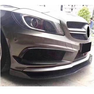 Priekšējā bampera lūpas uzlika Lip V1 (priekš AMG-Line / A45 AMG HB 2013-2015, karbons) foto 3