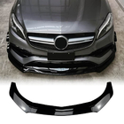 Mercedes A-class W176 2012–2018 Priekšējā bampera lūpa (A45 AMG, ABS) foto 1