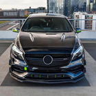 Mercedes A-class W176 2012–2018 Priekšējā bampera lūpa (A45 AMG, ABS) foto 2