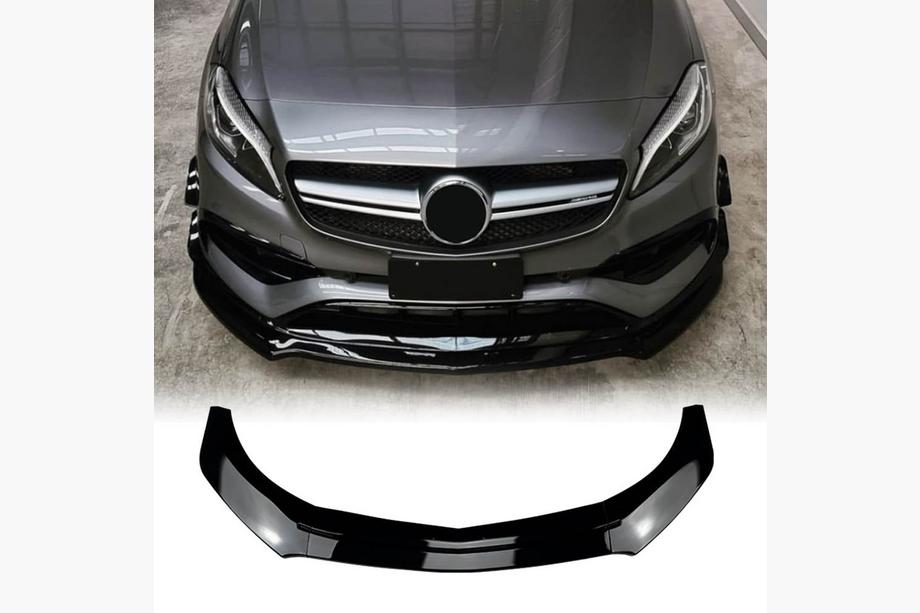 Mercedes A-class W176 2012–2018 Priekšējā bampera lūpa (A45 AMG, ABS) Image