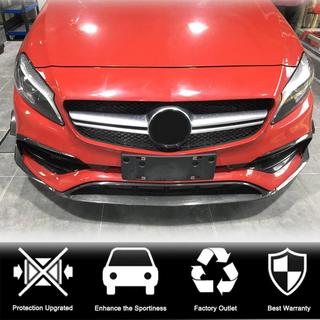 Priekšējā bampera lūpa (AMG-Line / A45 AMG HB 2016-2018, karbons) foto 2