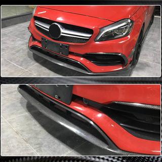 Priekšējā bampera lūpa (AMG-Line / A45 AMG HB 2016-2018, karbons) foto 4