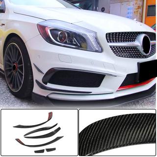 Priekšējā bampera uzlikas (AMG-Line / A45 AMG HB 2013-2015, karbons) foto 1
