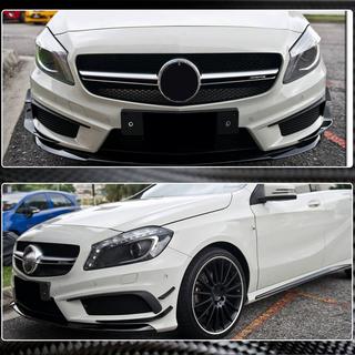 Priekšējā bampera uzlikas (AMG-Line / A45 AMG HB 2013-2015, karbons) foto 3