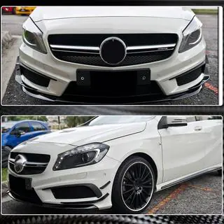 Priekšējā bampera uzlikas (AMG-Line / A45 AMG HB 2013-2015, karbons) foto 3