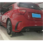 Mercedes A-class W176 2012–2018 Oglekļa šķiedras aizmugurējā bampera uzlikas (A45 AMG HB 2013-2015) foto 2