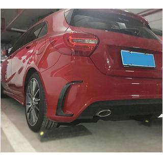 Oglekļa šķiedras aizmugurējā bampera uzlikas (A45 AMG HB 2013-2015) foto 2
