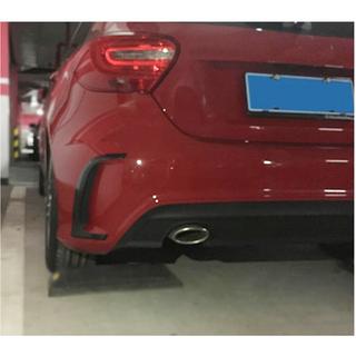 Oglekļa šķiedras aizmugurējā bampera uzlikas (A45 AMG HB 2013-2015) foto 3
