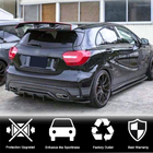 Mercedes A-class W176 2012–2018 Aizmugurējā bufera difuzors V2 (AMG-Line / A45 AMG HB) foto 2