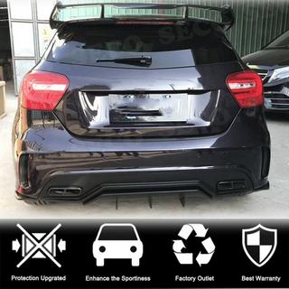 Aizmugurējā bampera uzlikas Flap (AMG-Line / A45 AMG HB, karbons) foto 2