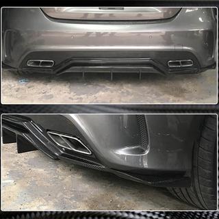 Aizmugurējā bampera uzlikas Flap (AMG-Line / A45 AMG HB, karbons) foto 4