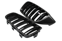 BMW 4 sērija F32/F33/F36 2012–2020 BMW M4-Style nieru reste (oglekļa šķiedra) foto 1