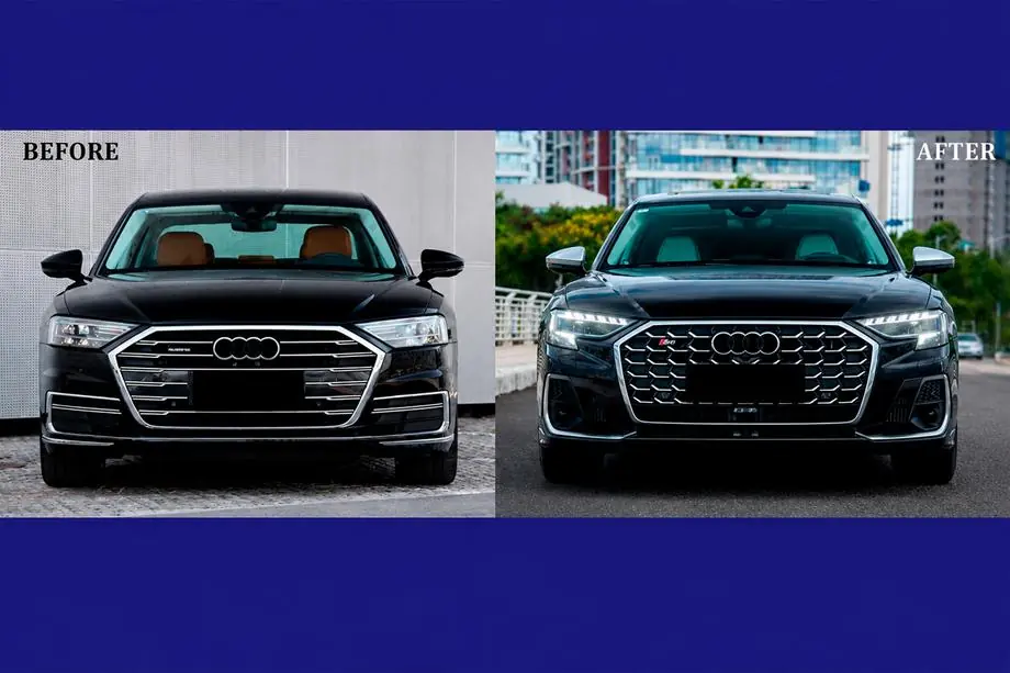 Audi A8 2018– Restailinga komplekts ar lukturu nomaiņu (S8 2025) Image